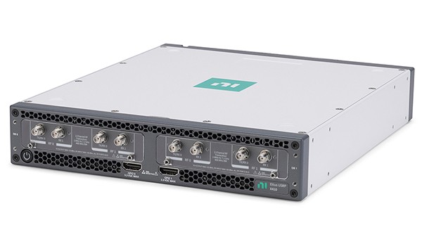 Software-defined radio hardware unit with RF connectors